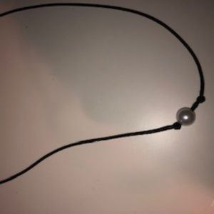 delicate pearl necklace